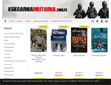 Tablet Screenshot of ksiegarniamilitarna.com.pl